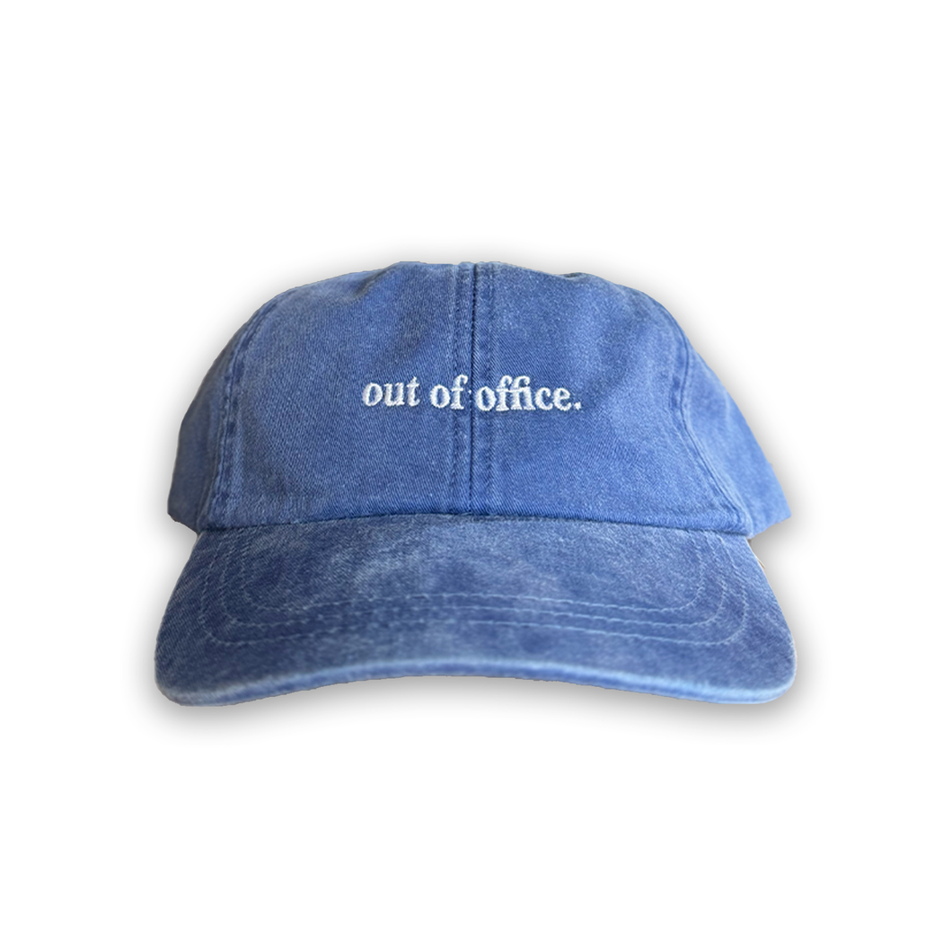 Out Of Office Dad Hat (Blue)