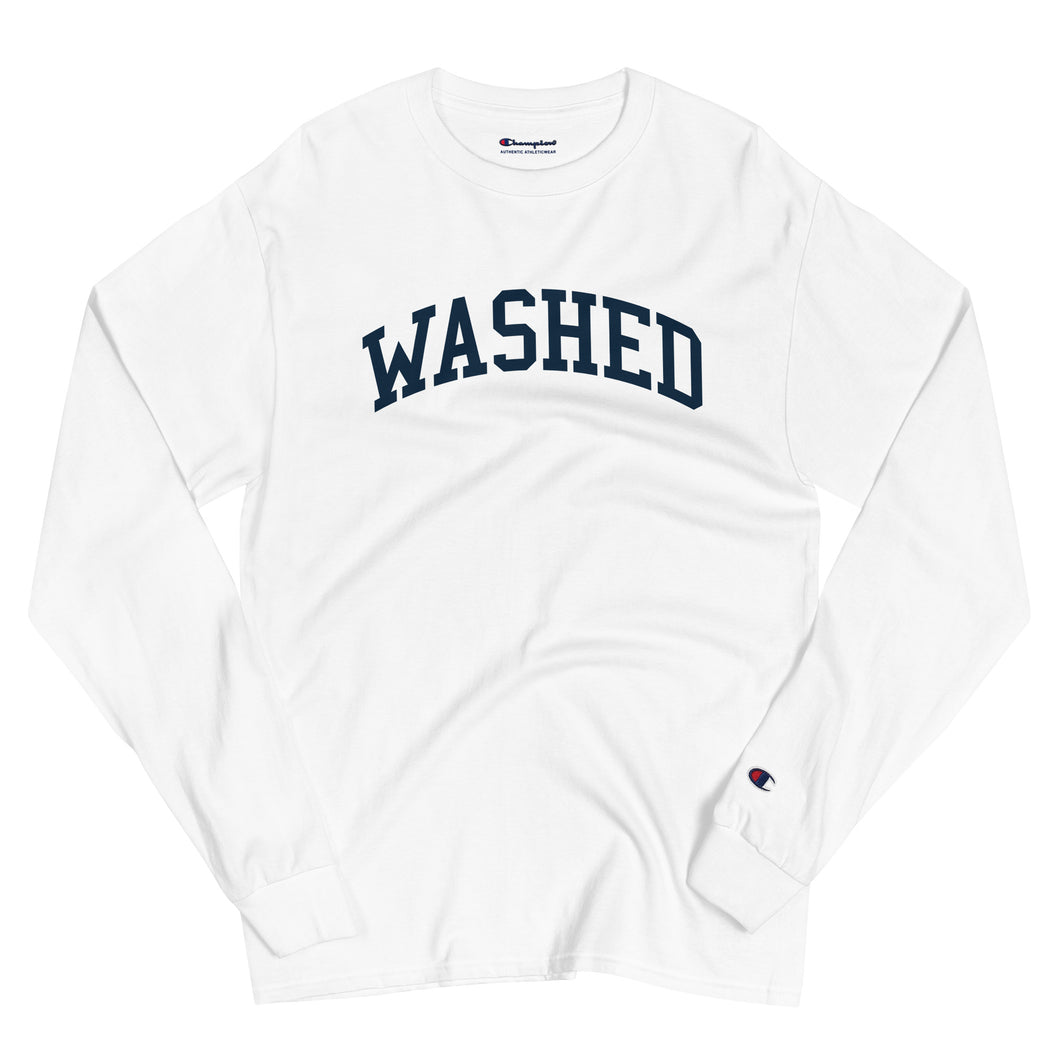 Washed Varsity Long Sleeve Tee