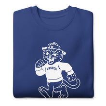 Load image into Gallery viewer, Washed Mascot Blue Crew
