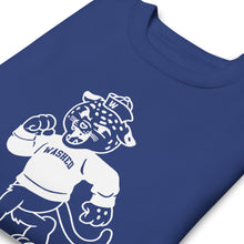 Load image into Gallery viewer, Washed Mascot Blue Crew
