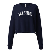 Load image into Gallery viewer, Women&#39;s Cropped Varsity Sweatshirt
